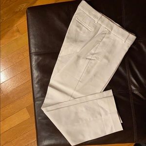 Talbots Newport white trousers